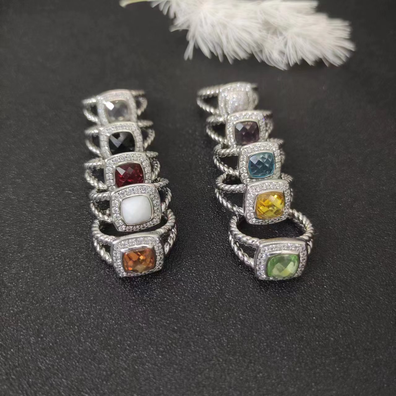 David Yurman Silver Vintage-Inspired Ring 252