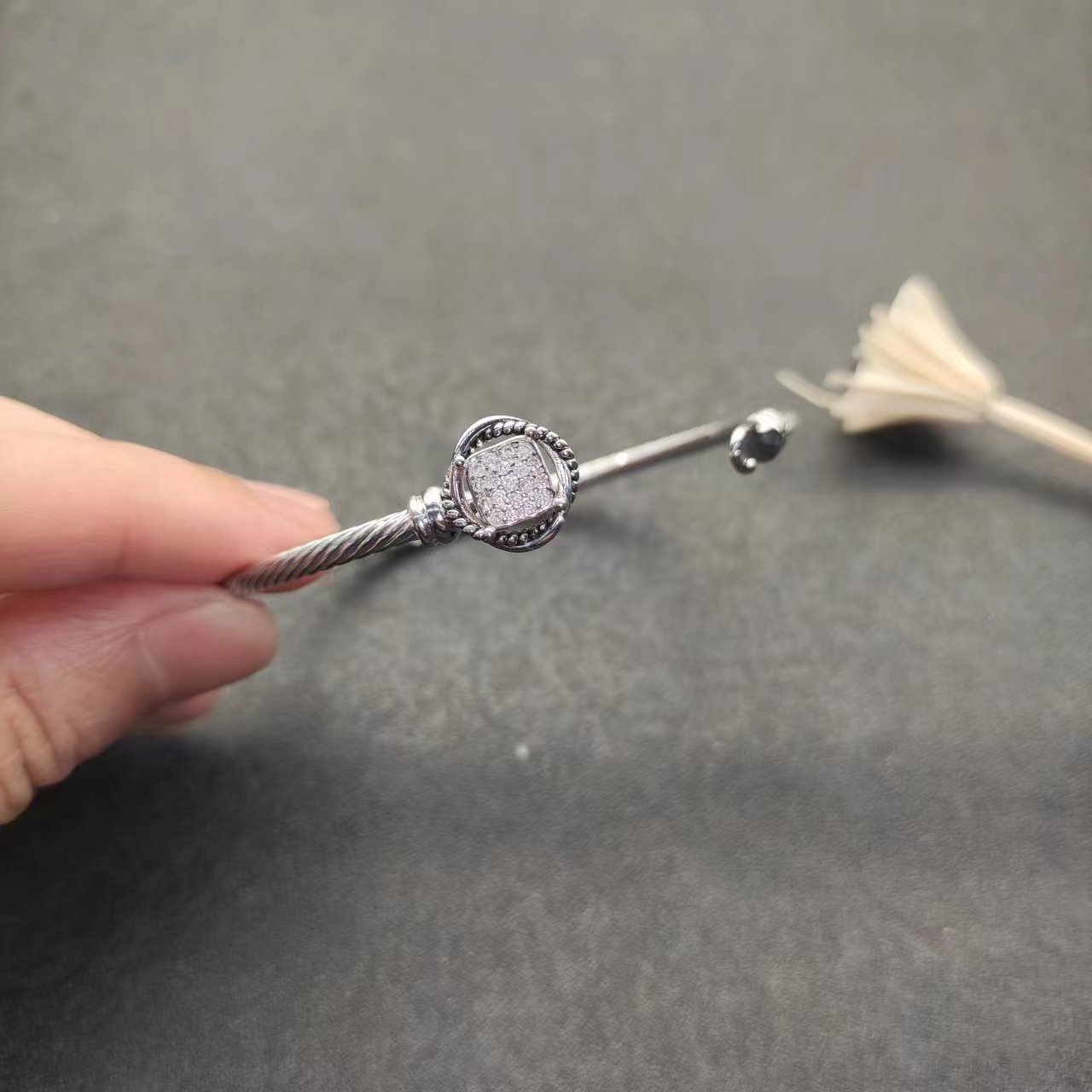 David Yurman Silver Romantic Bracelet 059