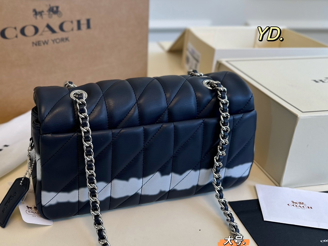 Coach Beige Quilted Bag 187