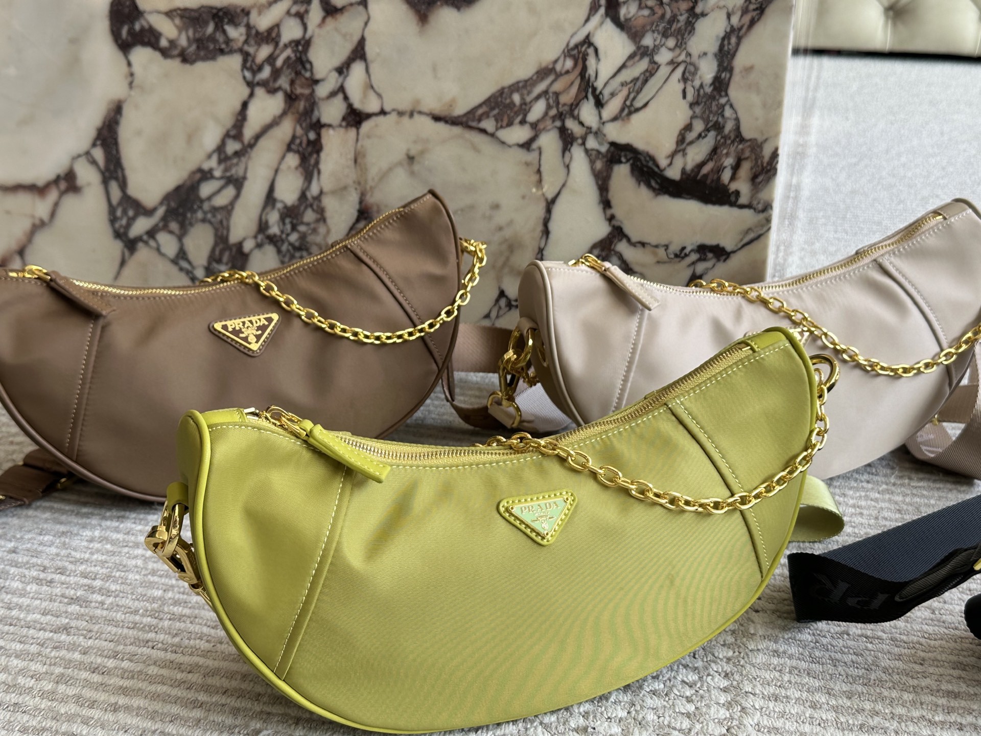 Prada Bag Sling Gold Vintage-Inspired Bag 014