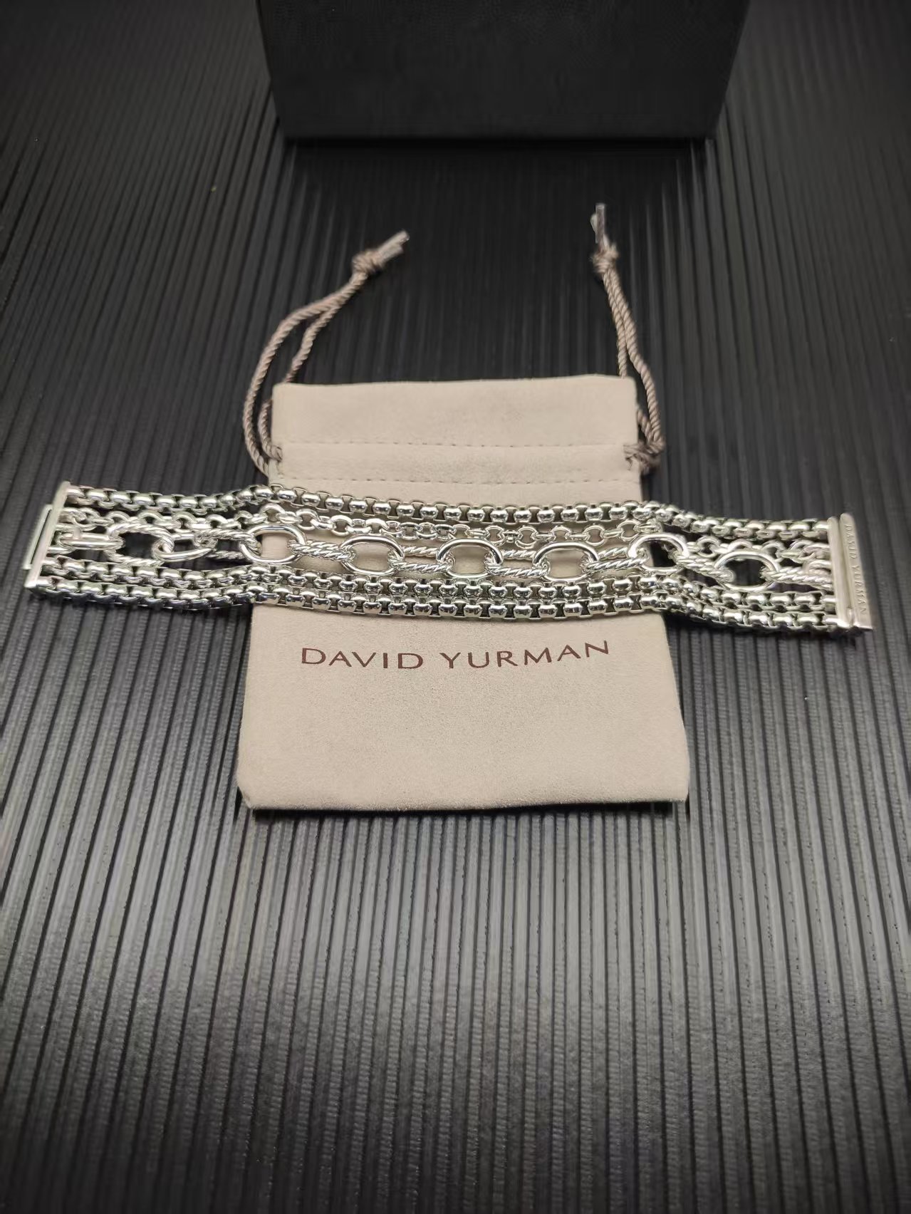 David Yurman Silver Vintage-Inspired Bracelet 106