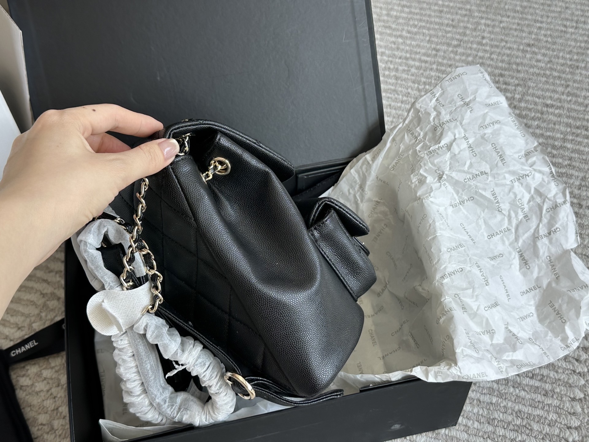 Chanel Black Delicate Bag 1183