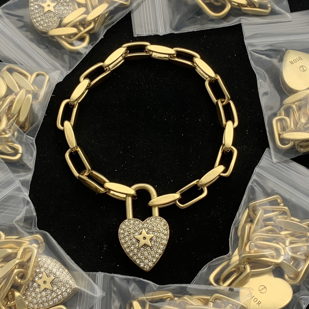 Dior Rose Gold Vintage-Inspired Bracelet 300