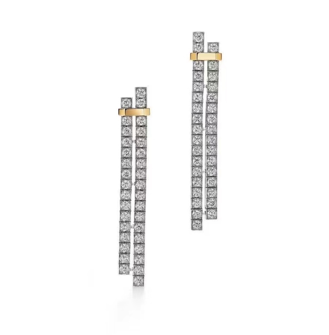 Tiffany Beige Minimalist Earrings 219