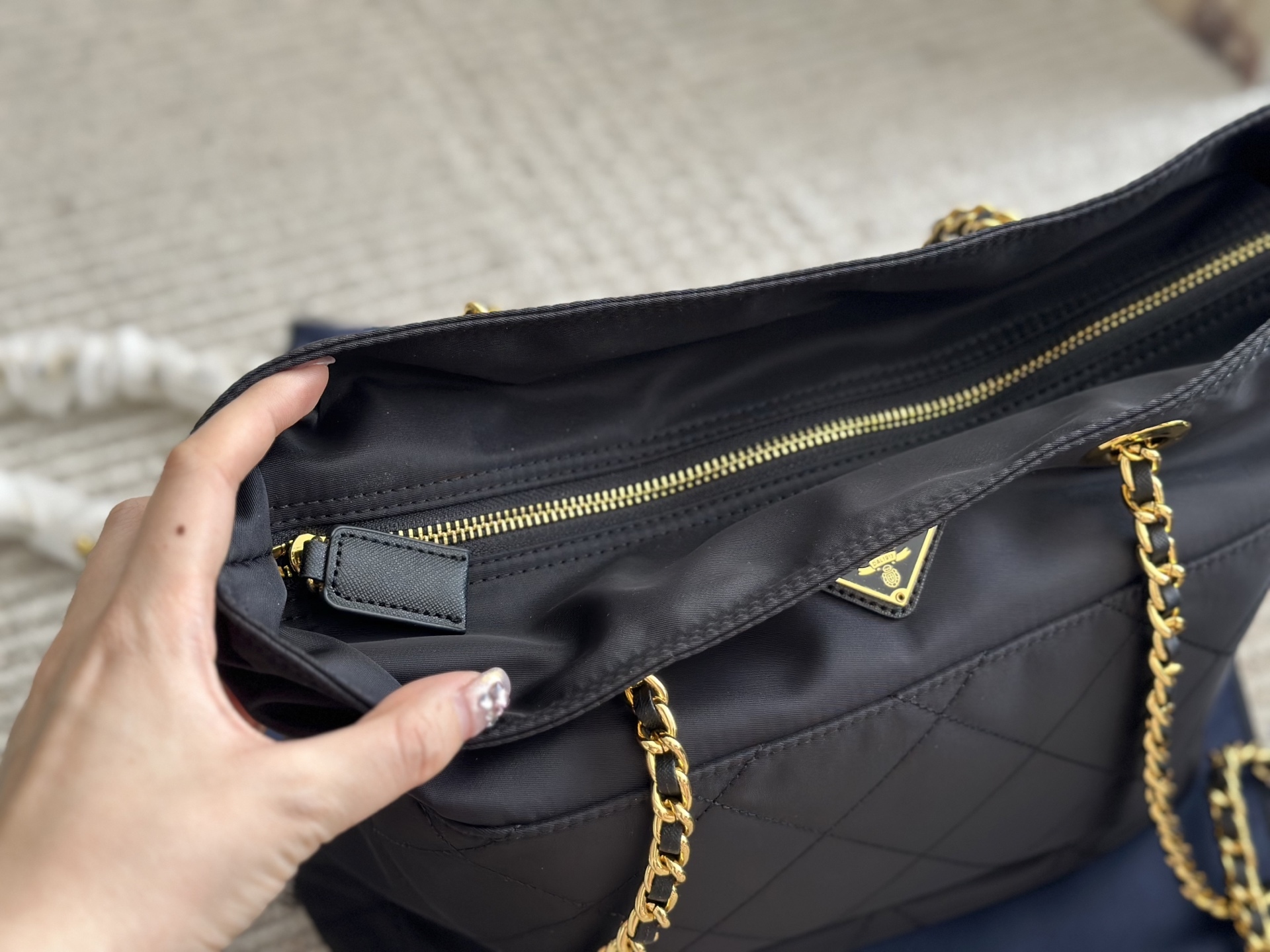 Prada Gold Vintage-Inspired Bag 068
