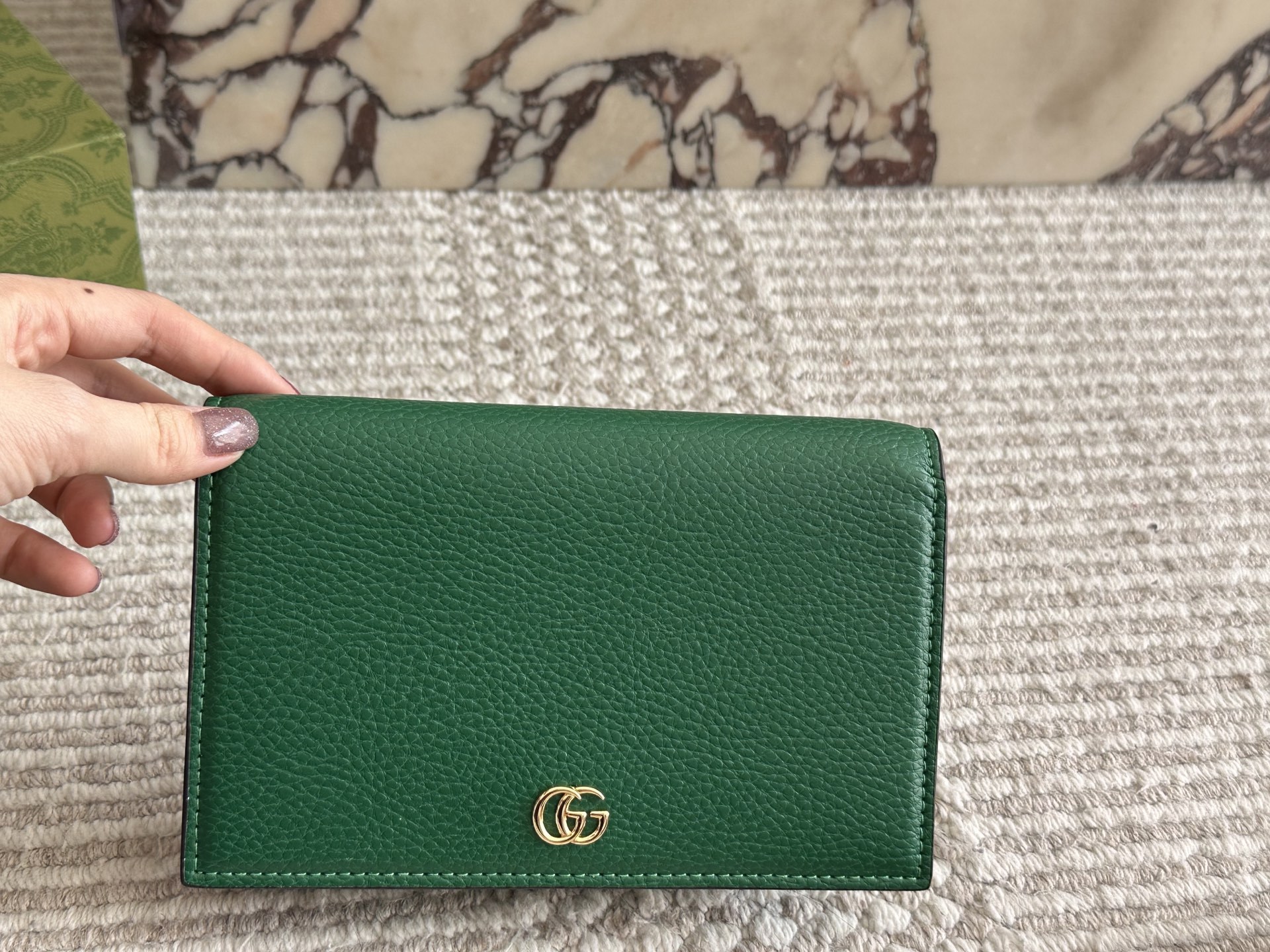 Gucci Green Quilted Bag 572