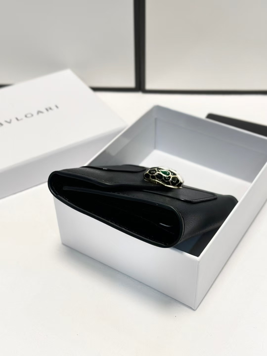 BVLGARI Green Logo-Accented Bag 205