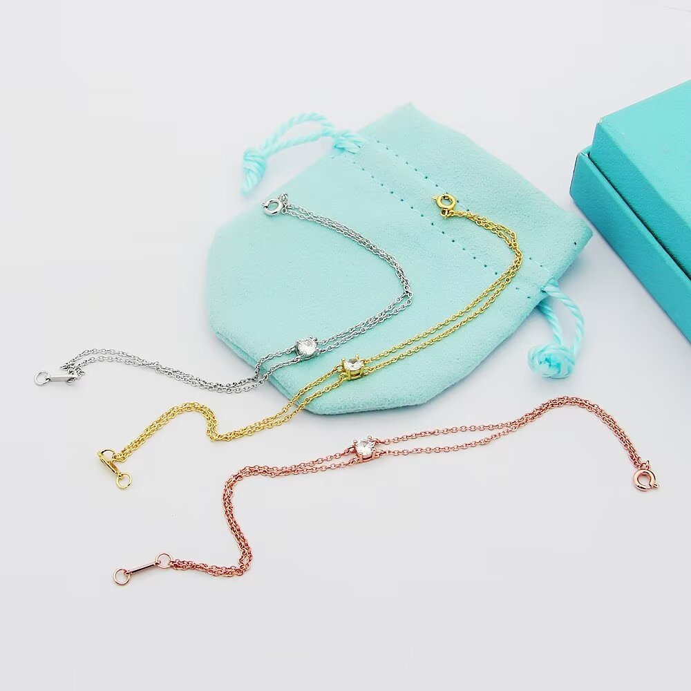 Tiffany Rose Gold Logo-Accented Bracelet 036