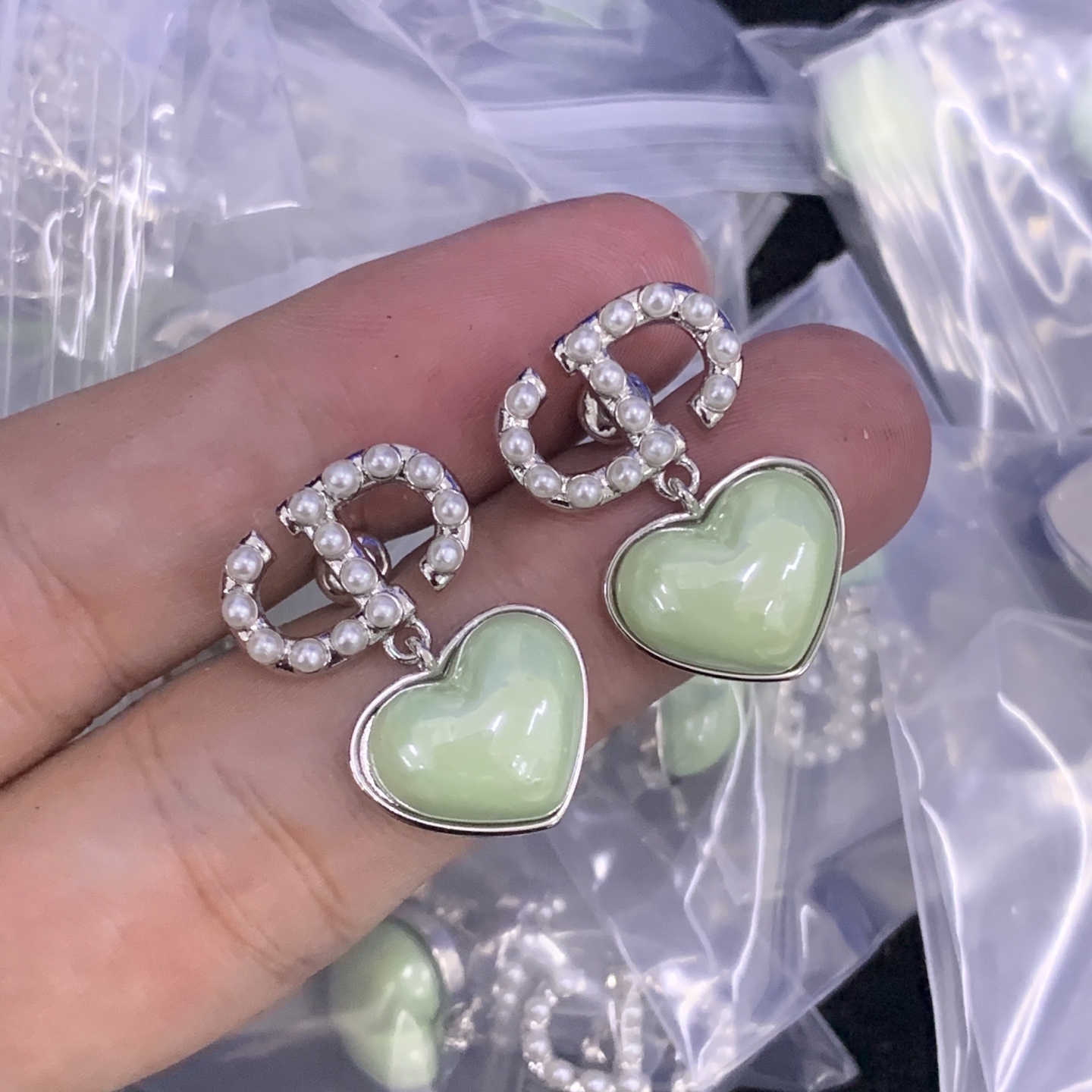 Dior Silver Vintage-Inspired Earrings 477