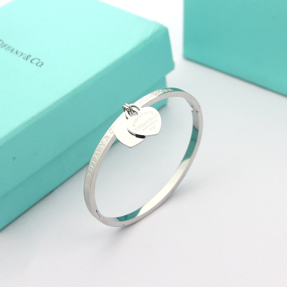 Tiffany Rose Gold Logo-Accented Bracelet 074