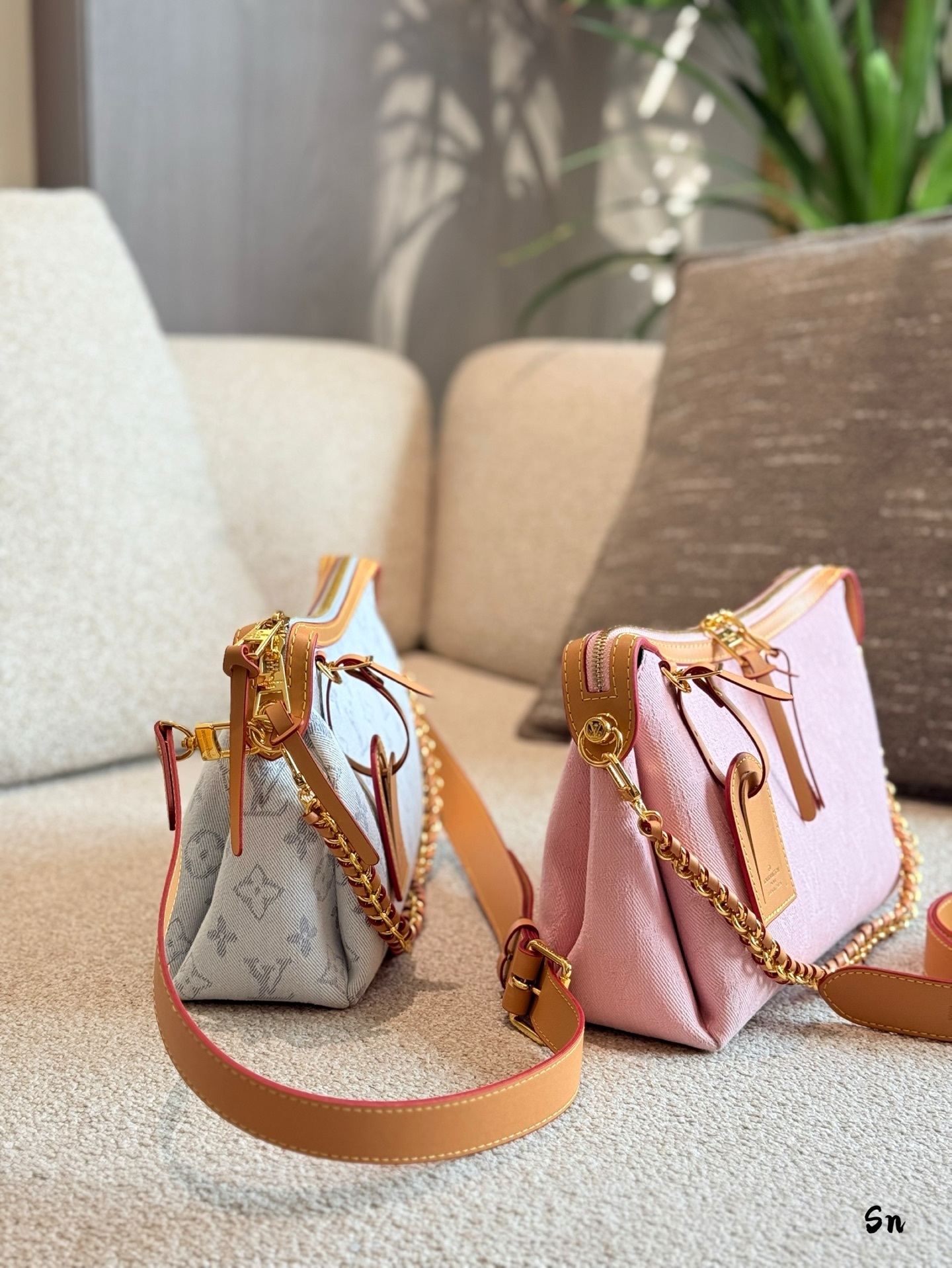 LV Rose Gold Quilted Bag 1426