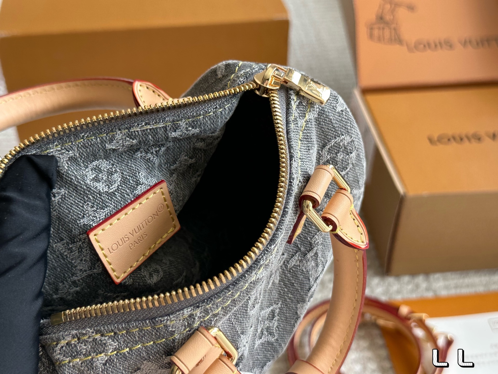 LV Rose Gold Textured Bag 1270
