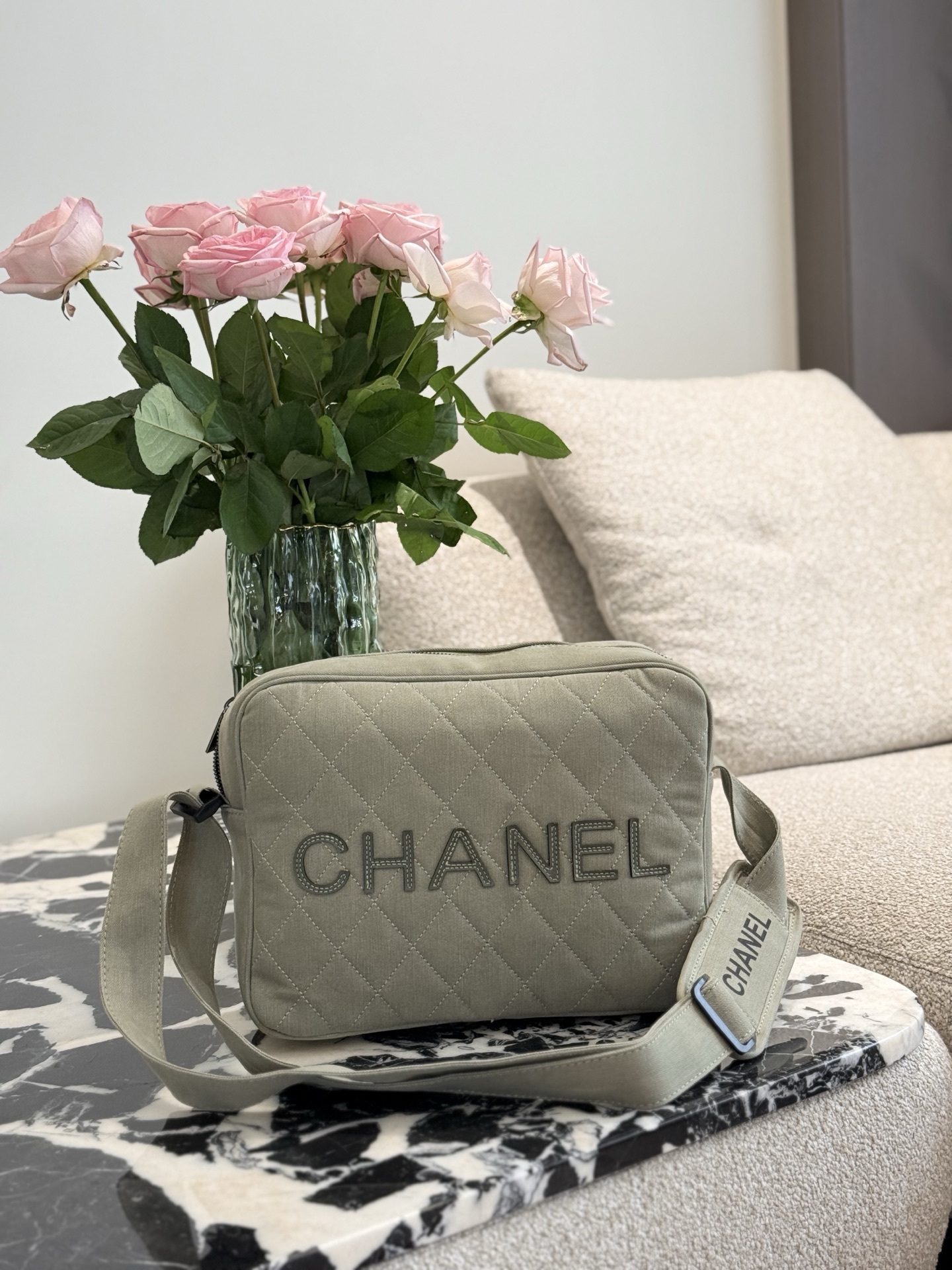 Chanel Silver Vintage-Inspired Bag 1237