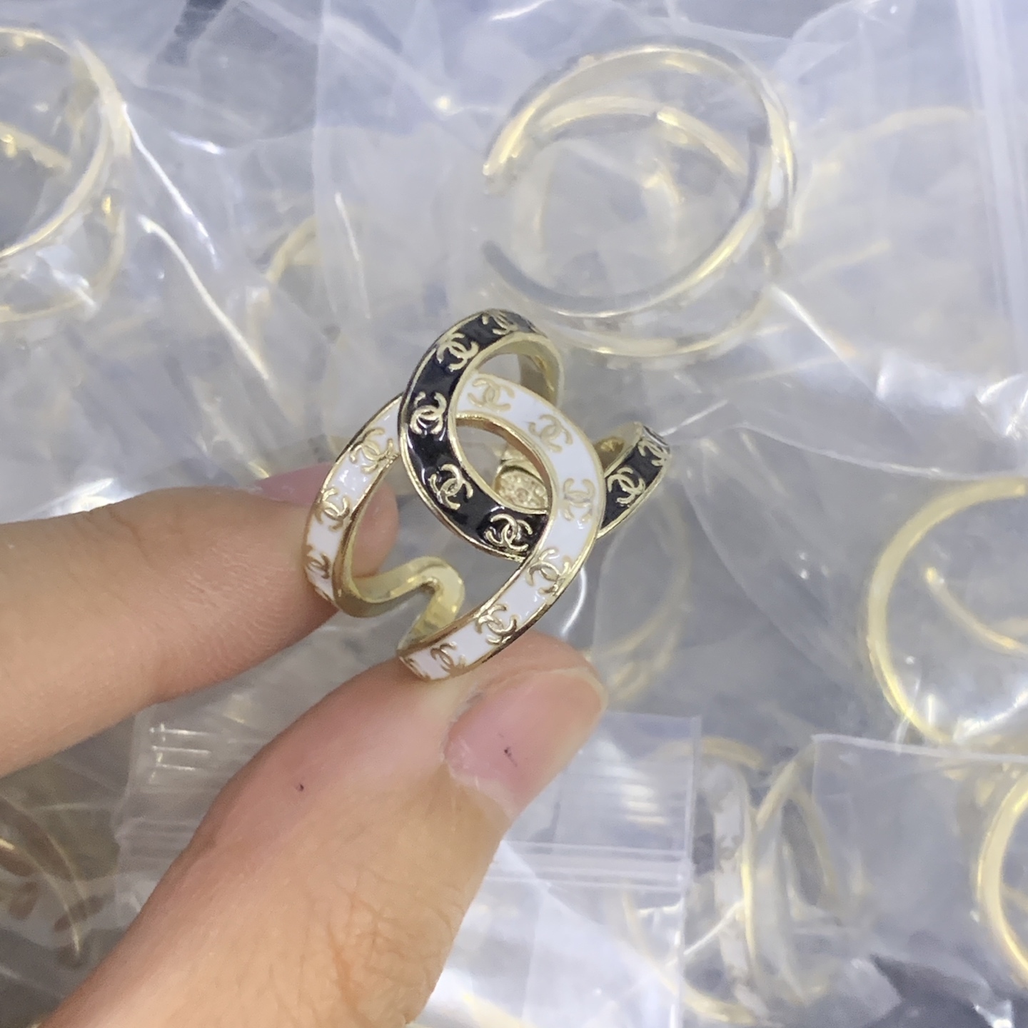 Chanel Rose Gold Vintage-Inspired Ring 1067