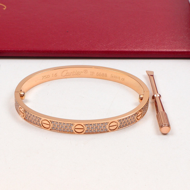 Cartier love Rose Gold Vintage-Inspired Bracelet 0145
