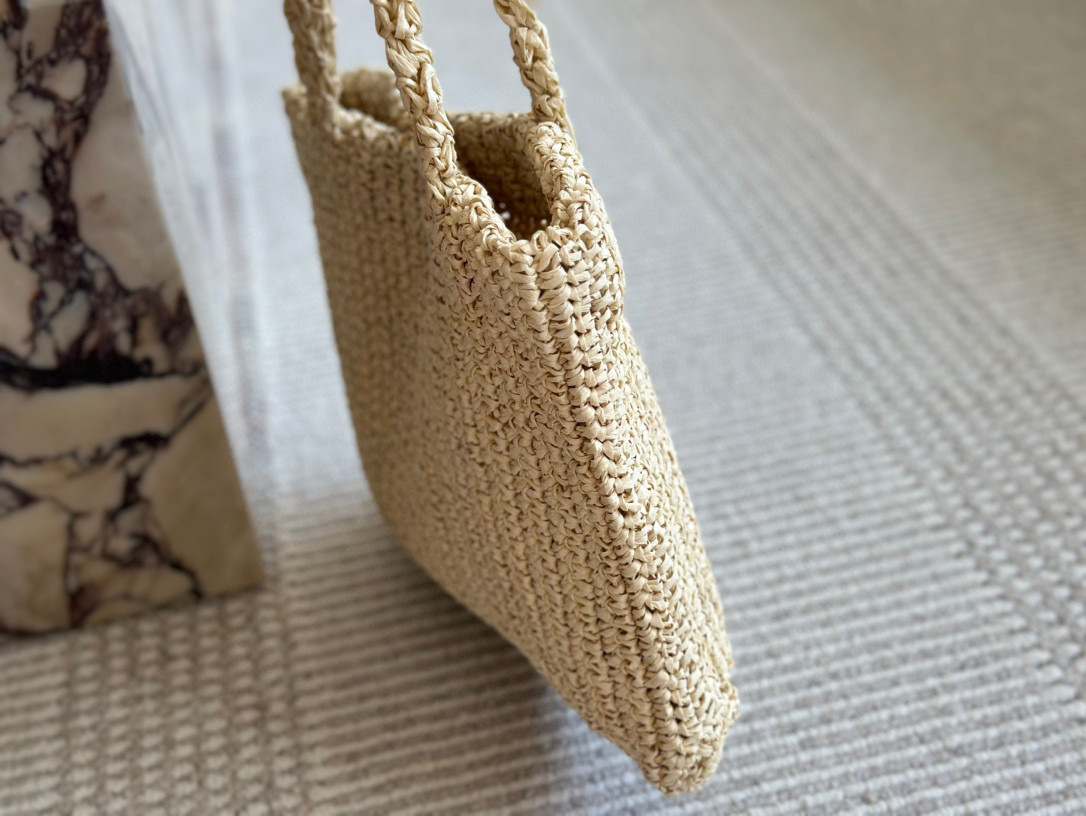 Prada Beige Logo-Accented Bag 001