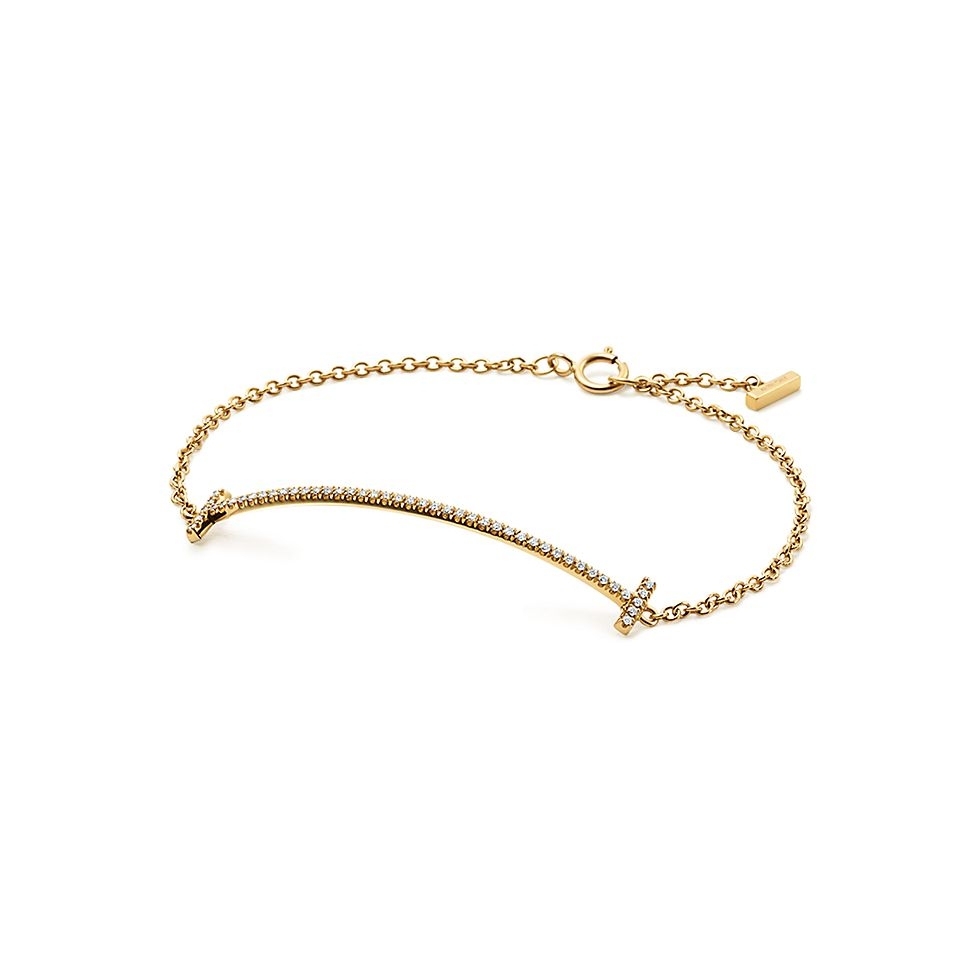 Tiffany Rose Gold Logo-Accented Bracelet 086