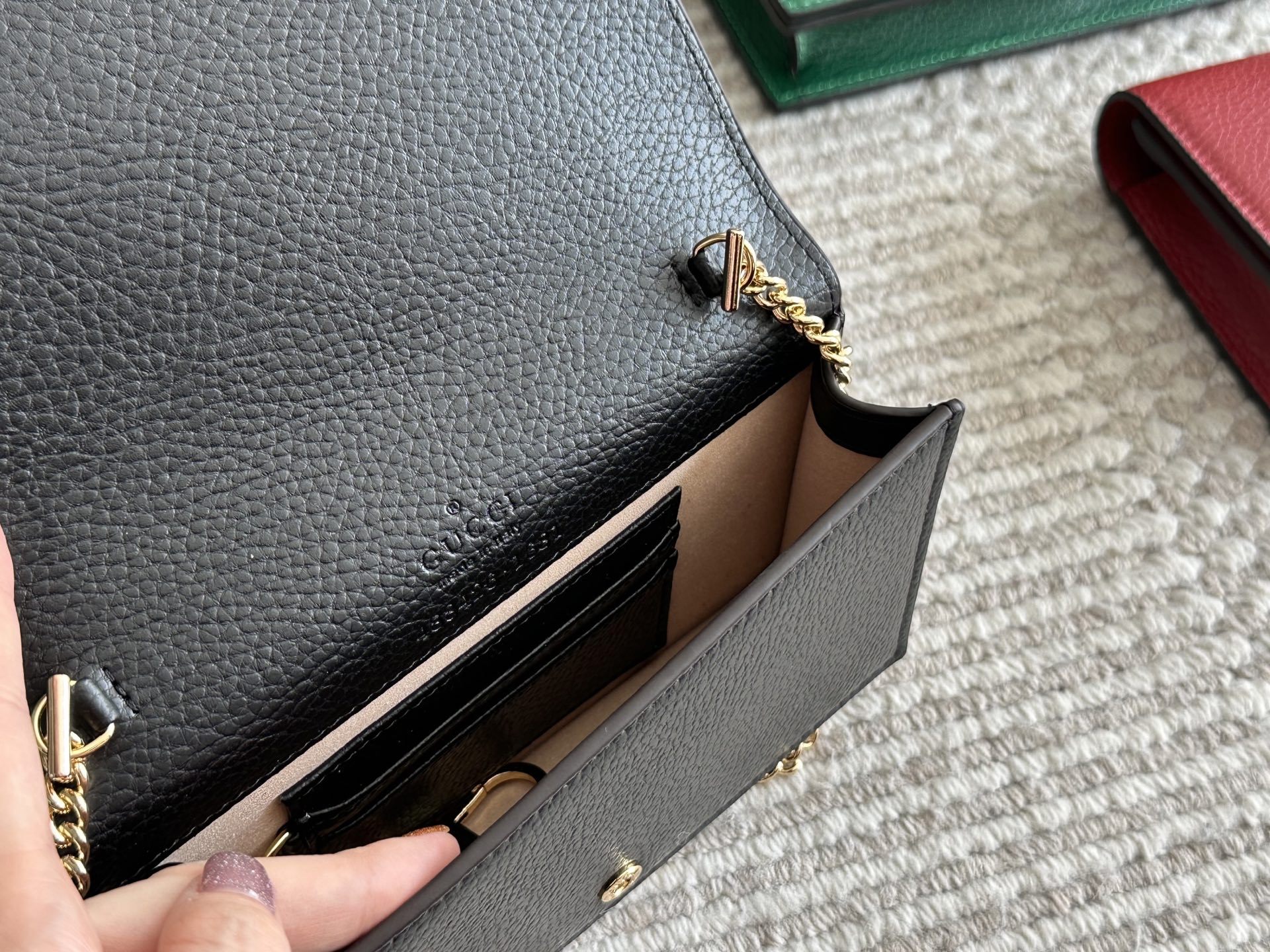 Gucci Green Quilted Bag 572