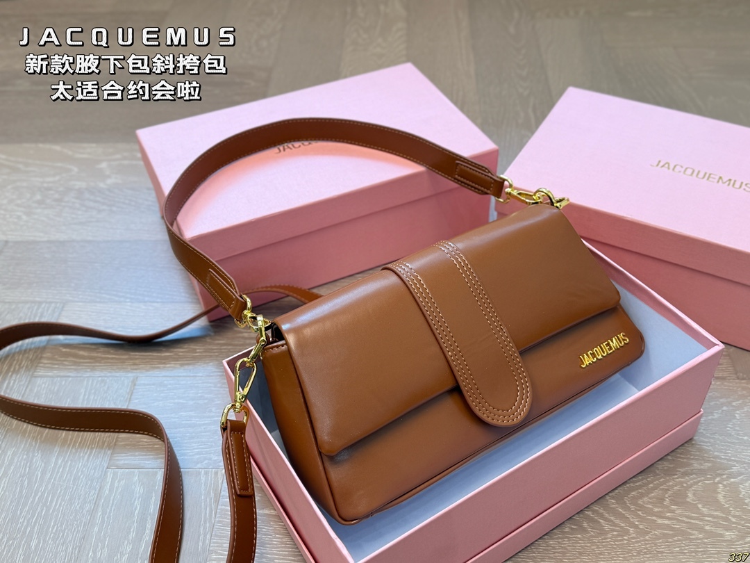 Jacquemus Rose Gold Vintage-Inspired Bag 008 27cm