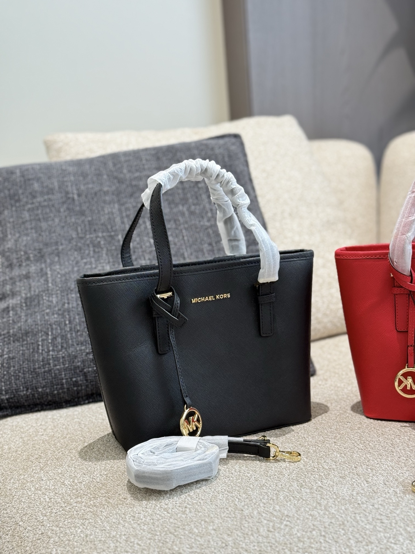 MK Red Statement Bag 006