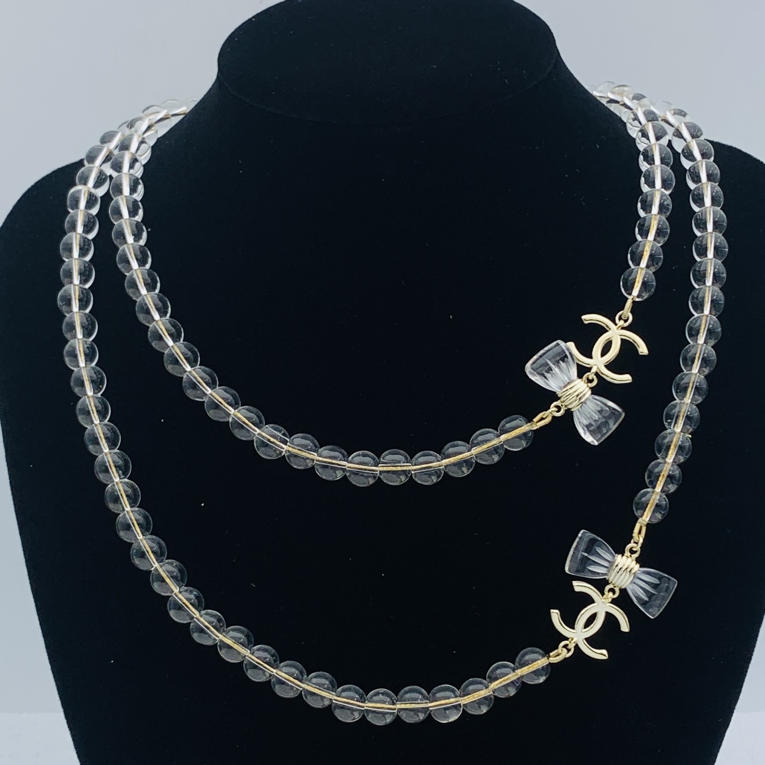 Chanel Silver Vintage-Inspired Necklace 925