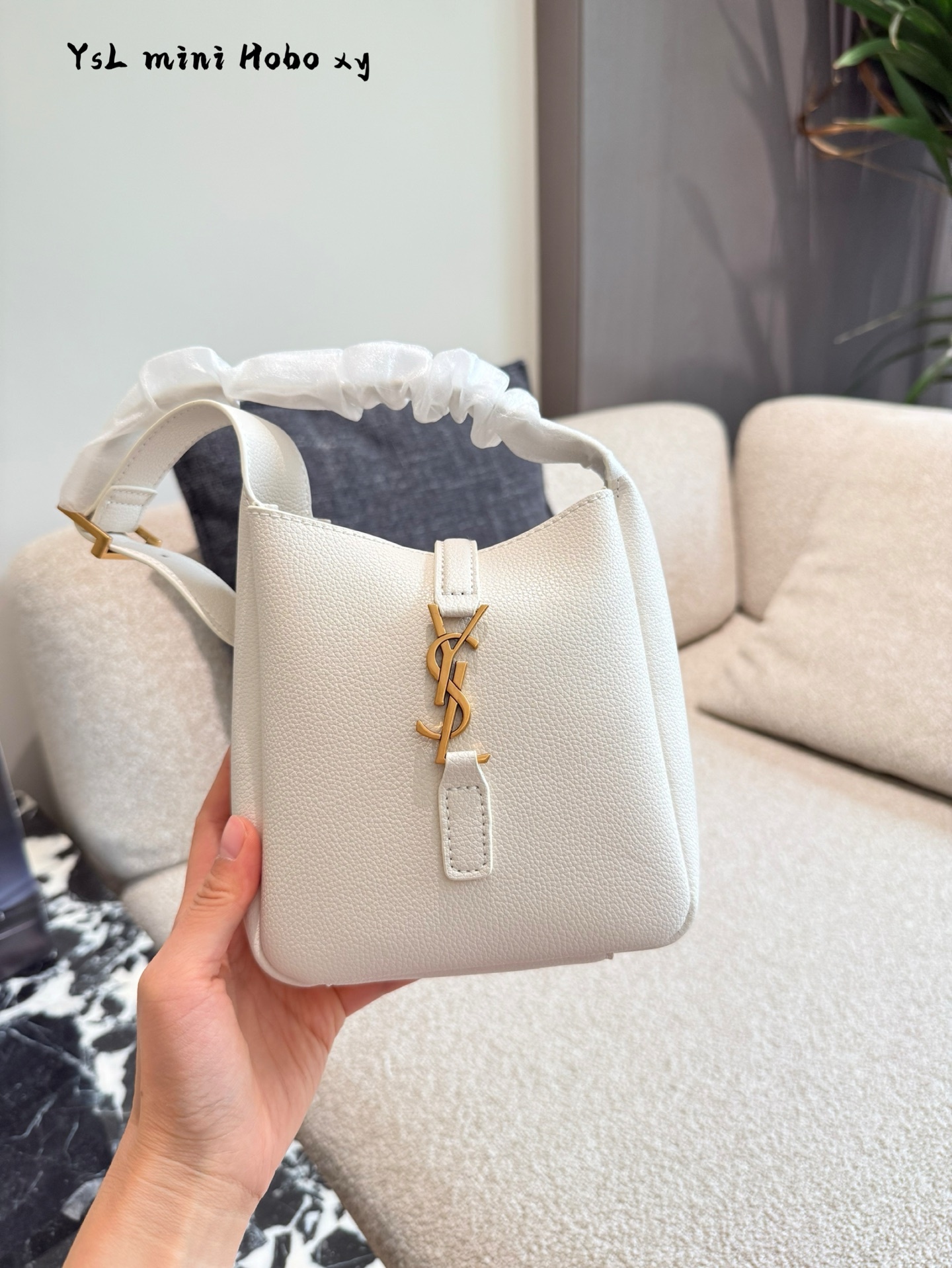 YSL Rose Gold Vintage-Inspired Bag 096