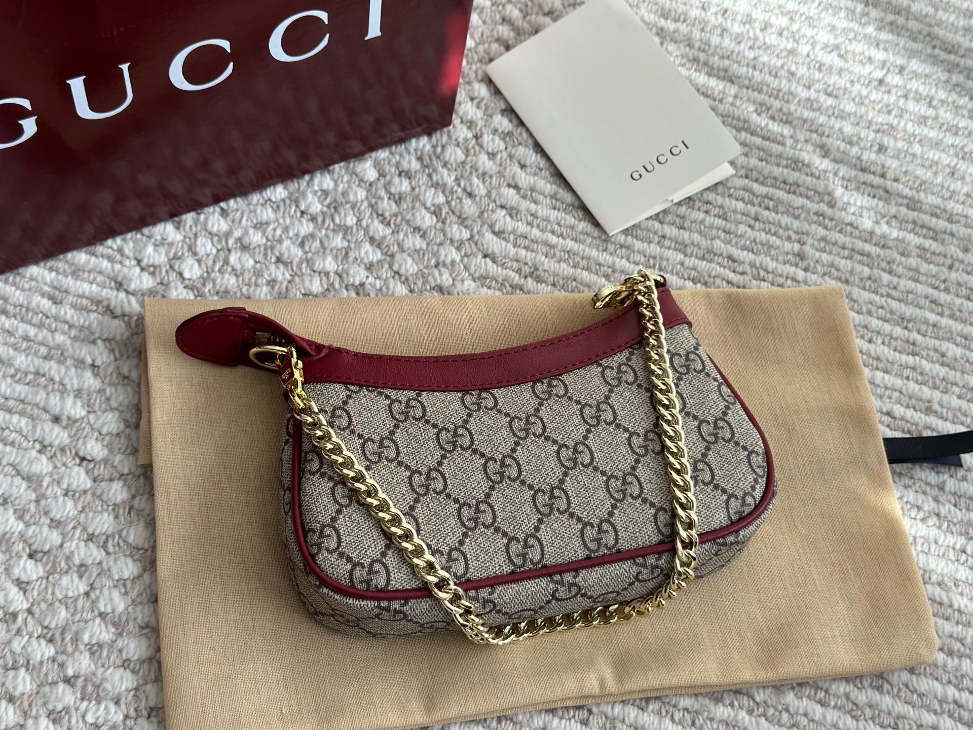 Gucci Rose Gold Quilted Bag 570