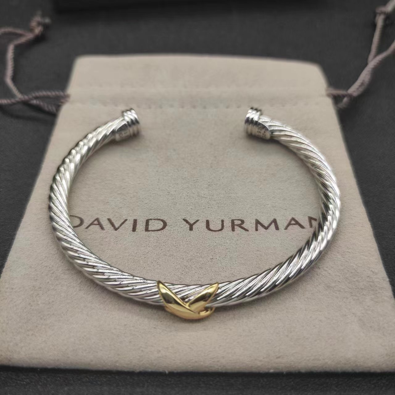 David Yurman Silver Vintage-Inspired Bracelet 008