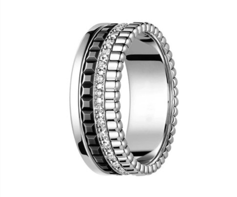 Boucheron Rose Gold Textured Ring 001