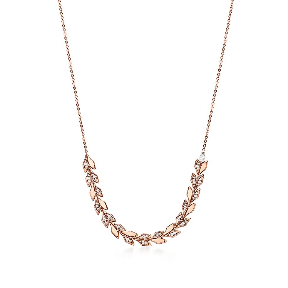 Tiffany Rose Gold Vintage-Inspired Necklace 197