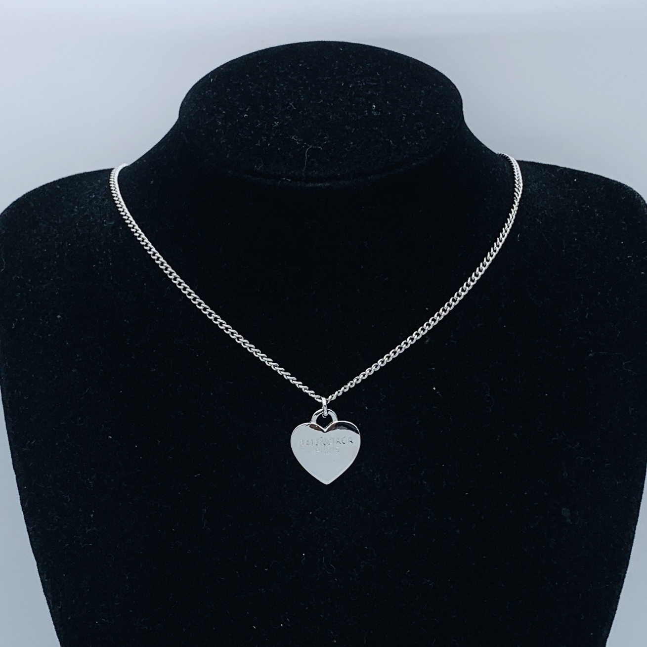 Balenciaga Silver Vintage-Inspired Necklace 032