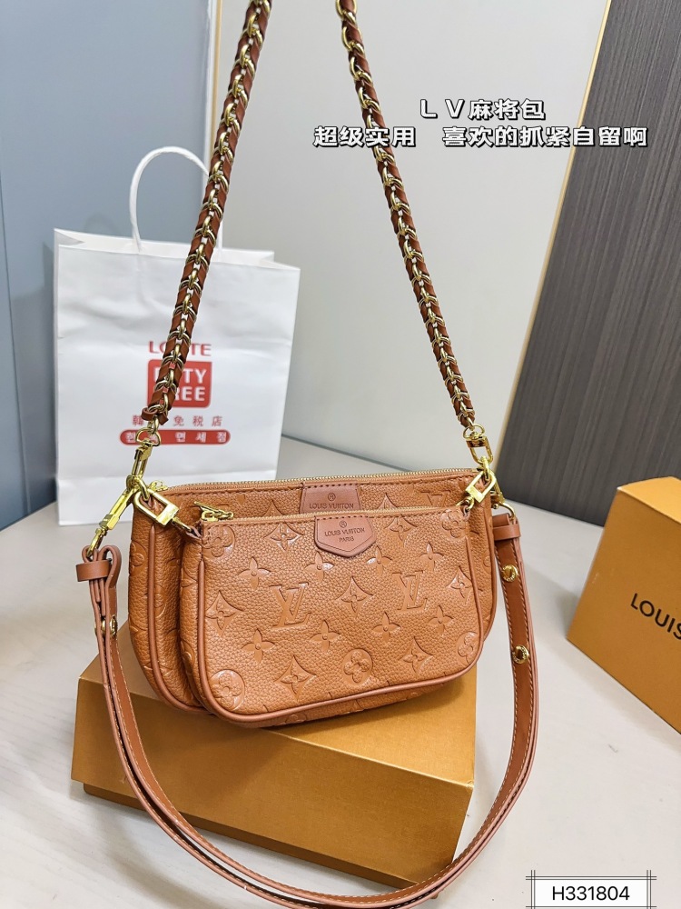 LV Blue Logo-Accented Bag pochetteLV 1620