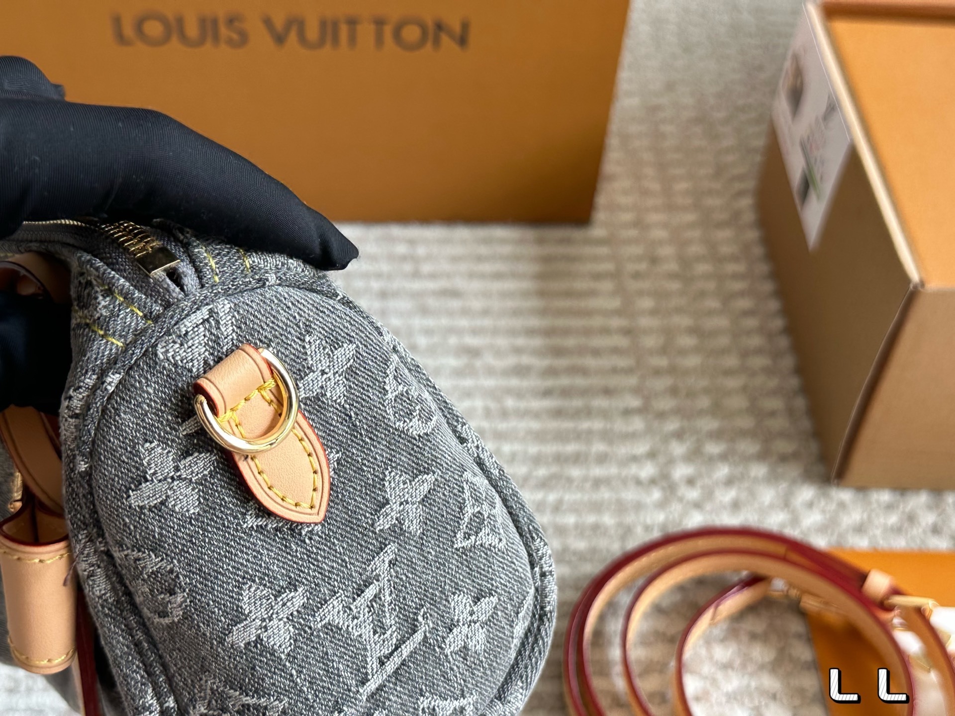 LV Rose Gold Textured Bag 1270