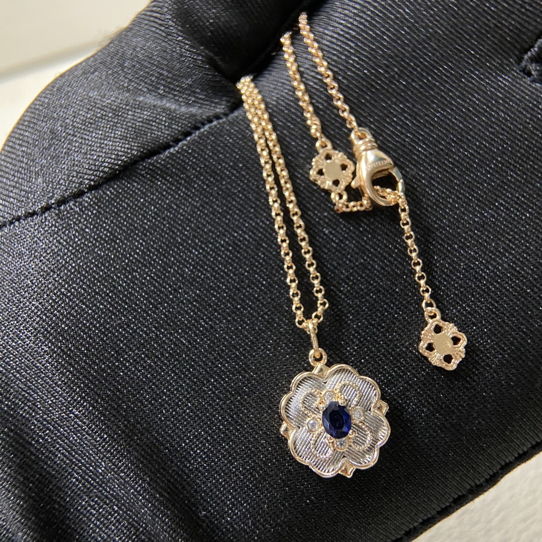 Buccellati Rose Gold Vintage-Inspired Necklace 017