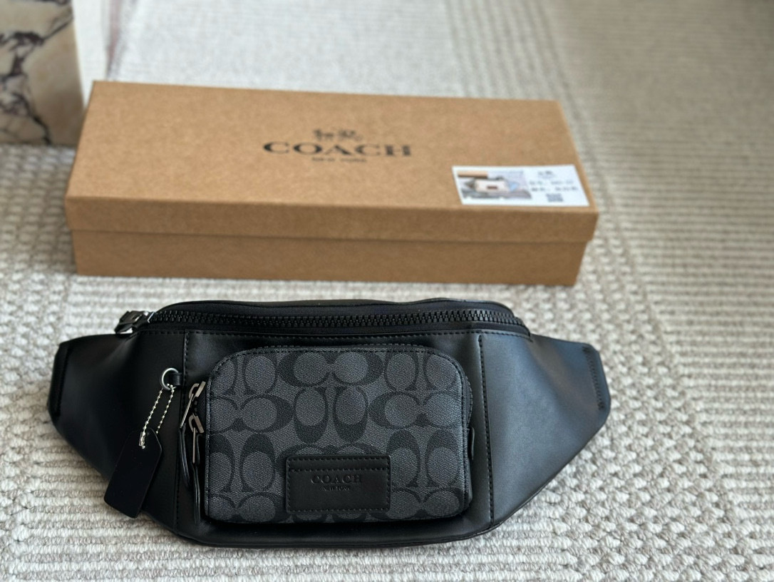 Coach Brown Quilted Bag 001
