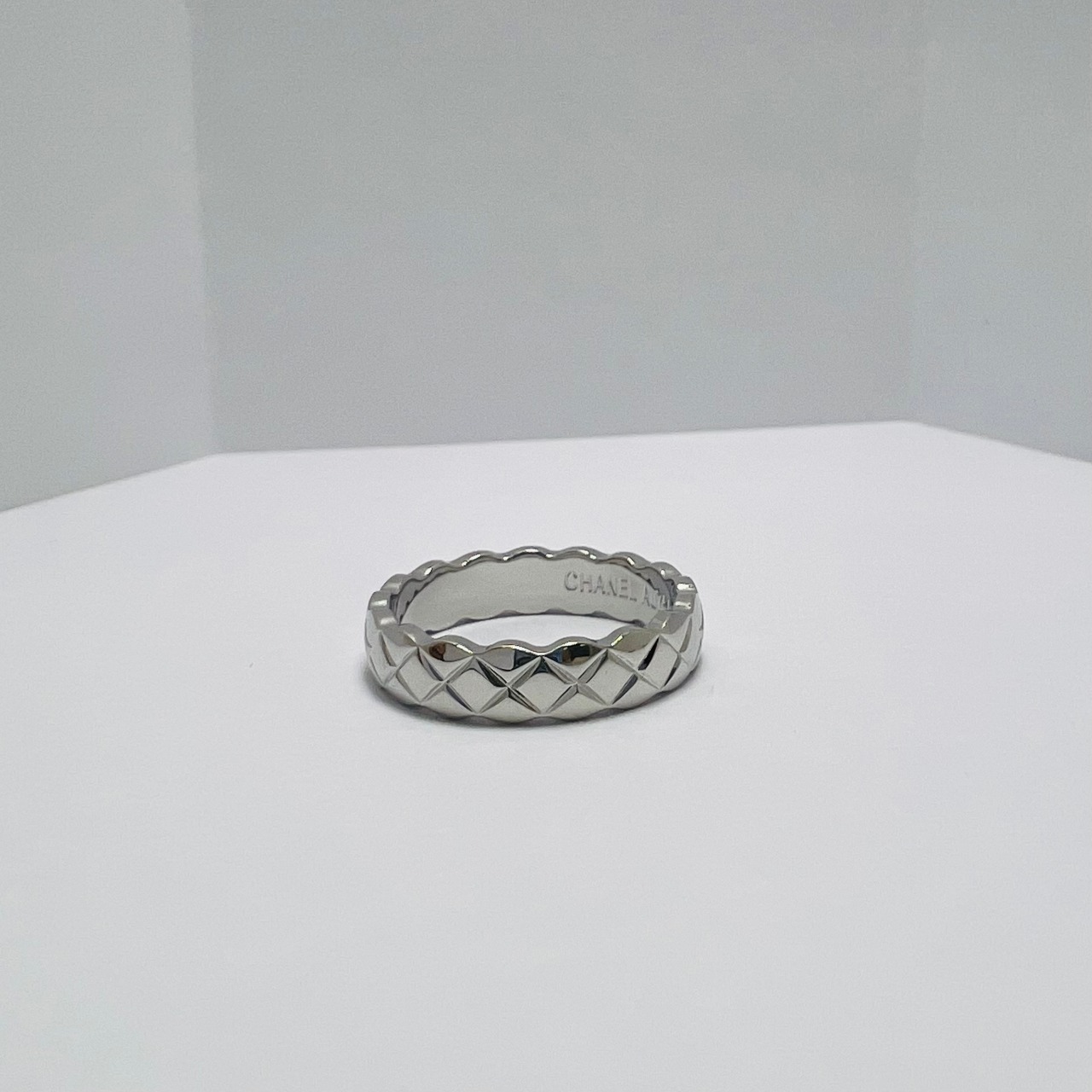 Chanel Gold Textured Ring 1045