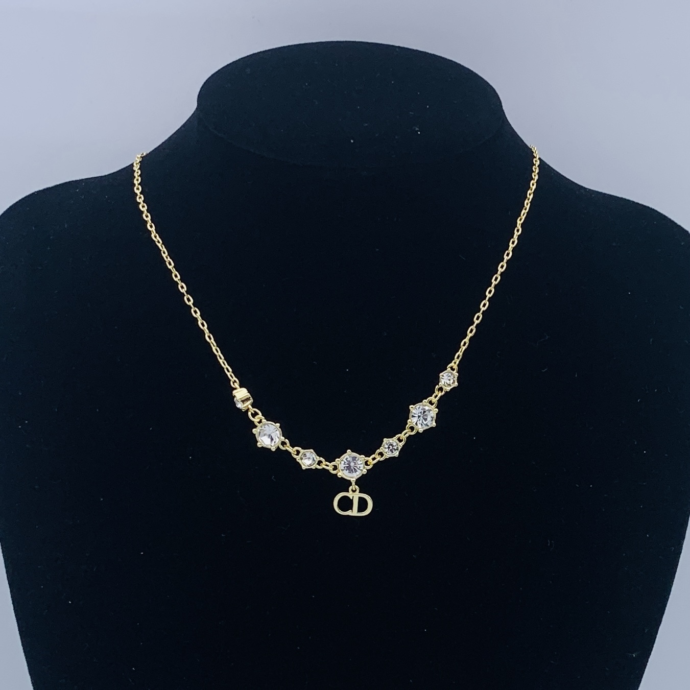 Dior Silver Vintage-Inspired Necklace 364