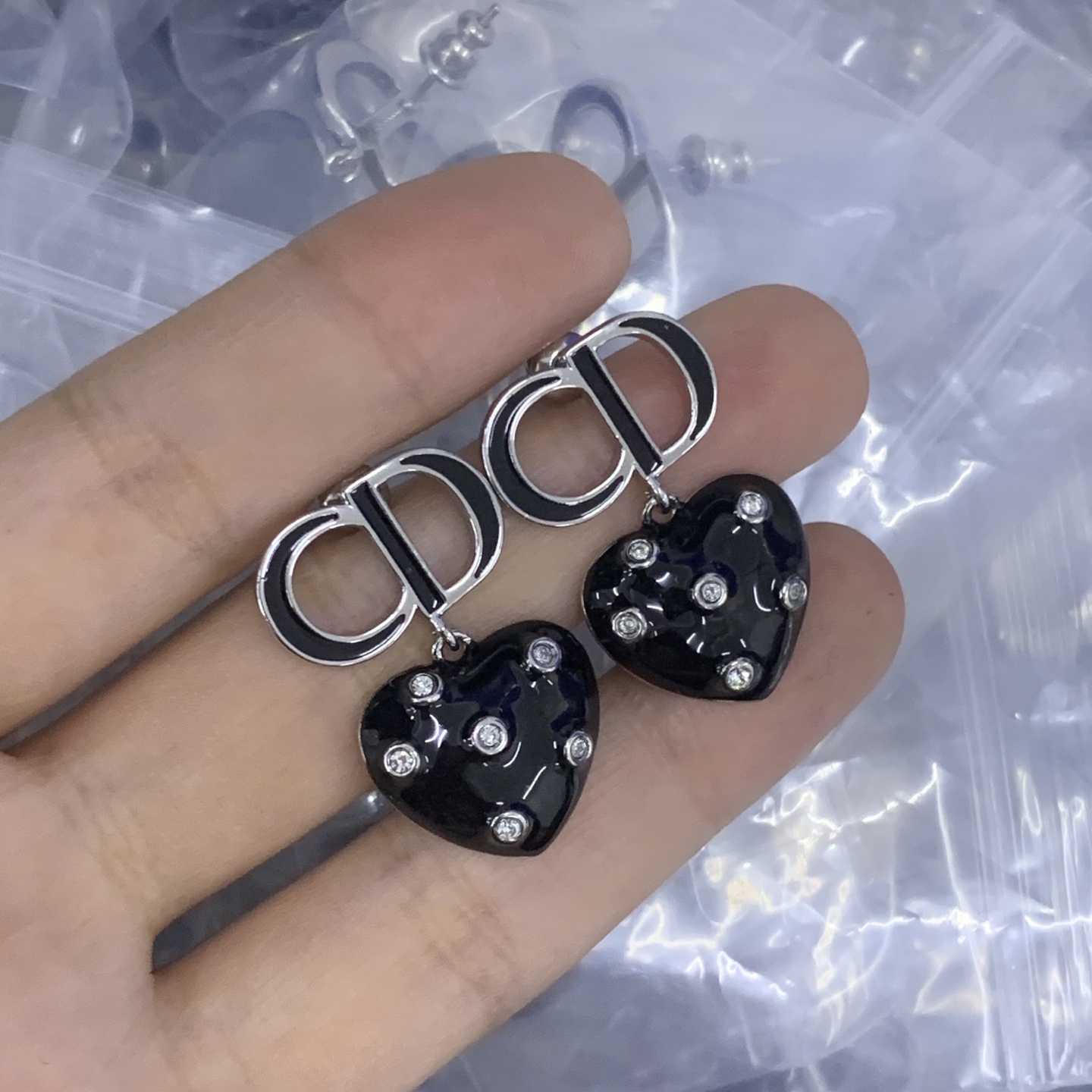 Dior Silver Vintage-Inspired Earrings 531