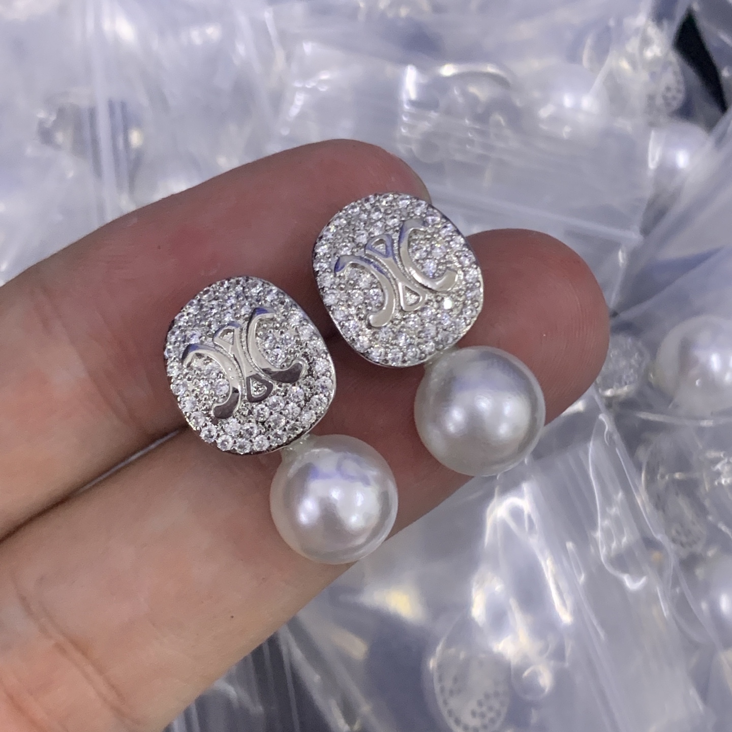 Celine Silver Vintage-Inspired Earrings 020