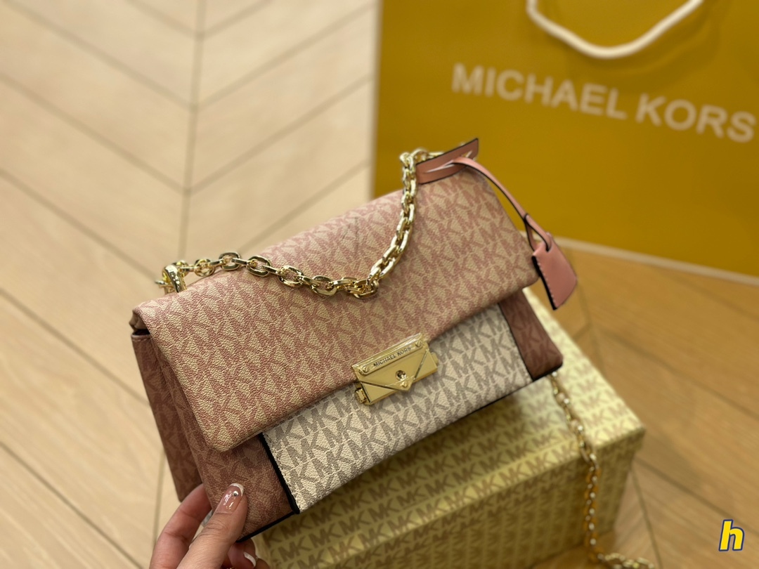 MK Gold Vintage-Inspired Bag 001