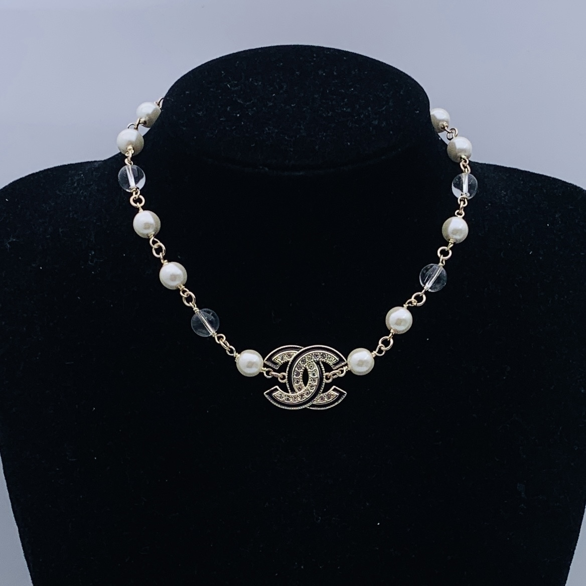 Chanel Silver Vintage-Inspired Necklace 1003