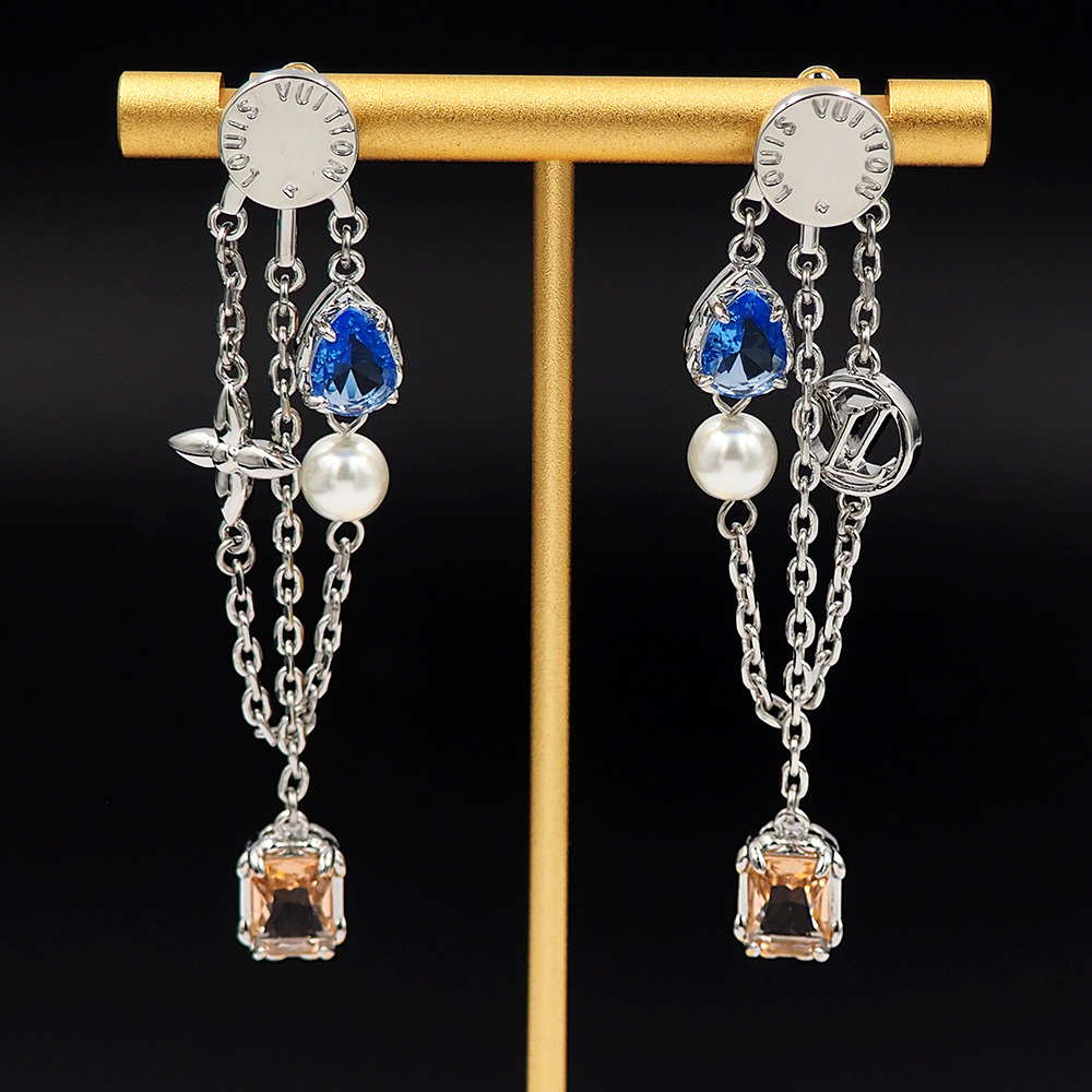 LV Silver Vintage-Inspired Earrings 213