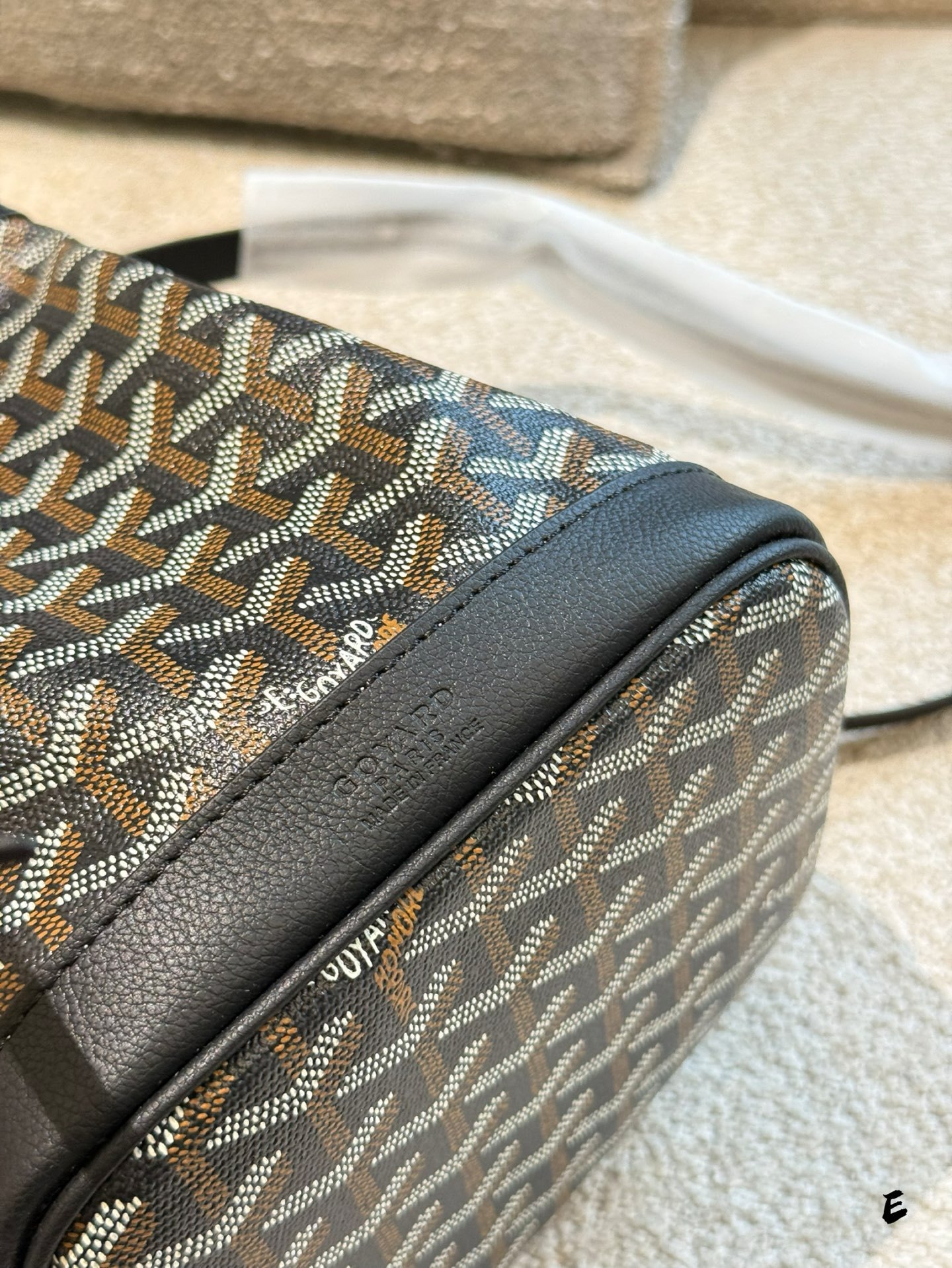 Goyard Silver Quilted Bag 012