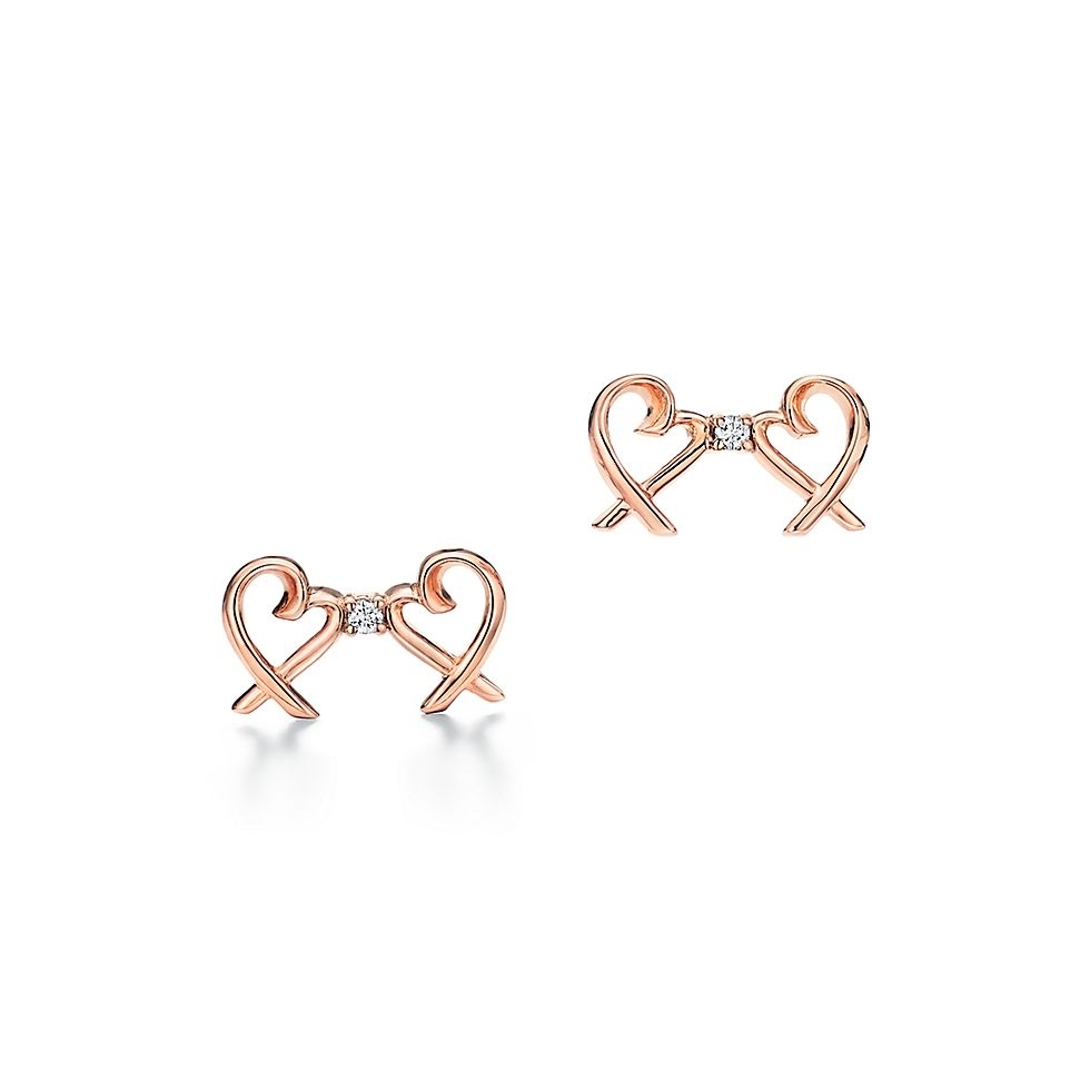 Tiffany Rose Gold Romantic Earrings 068