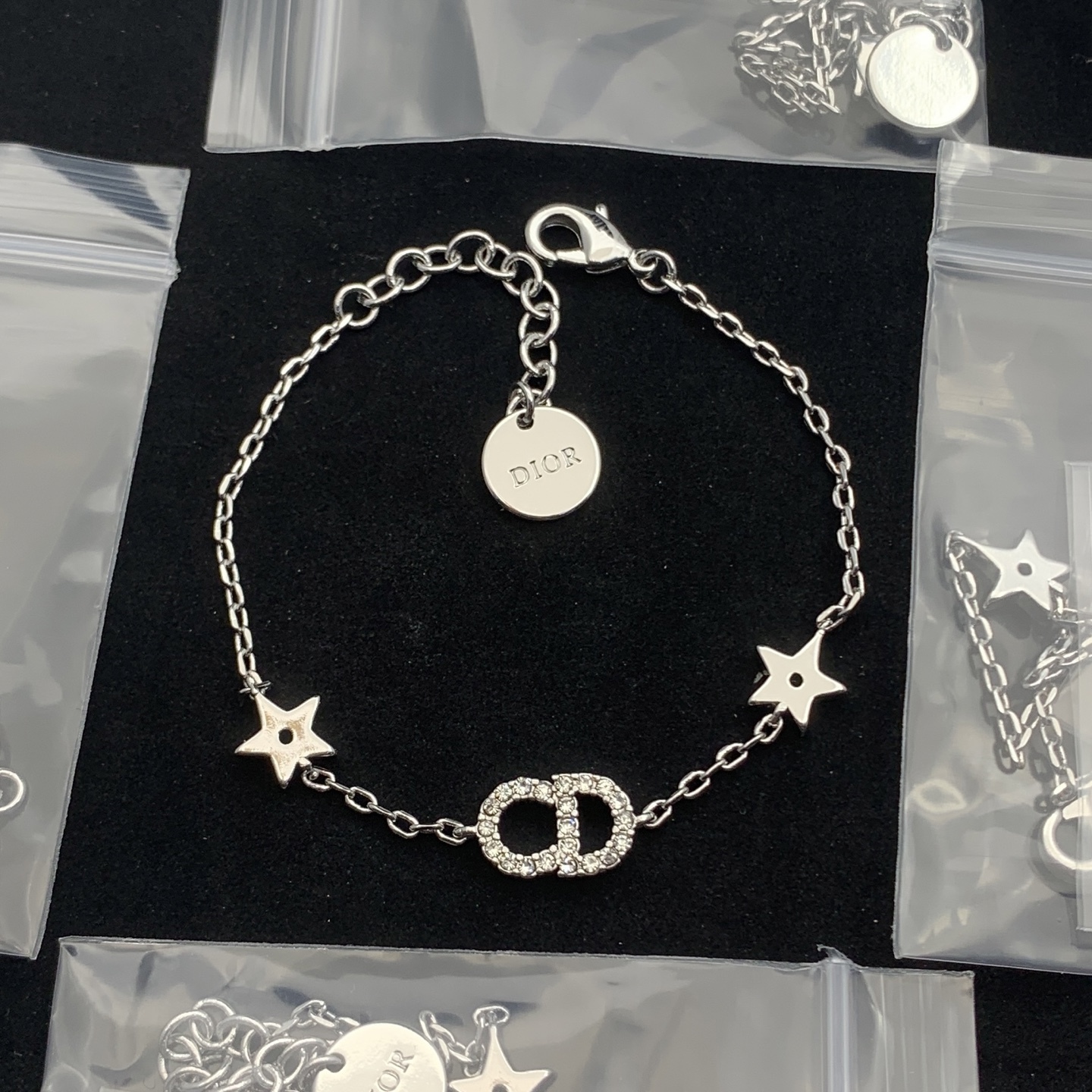 Dior Silver Logo-Accented Bracelet 208