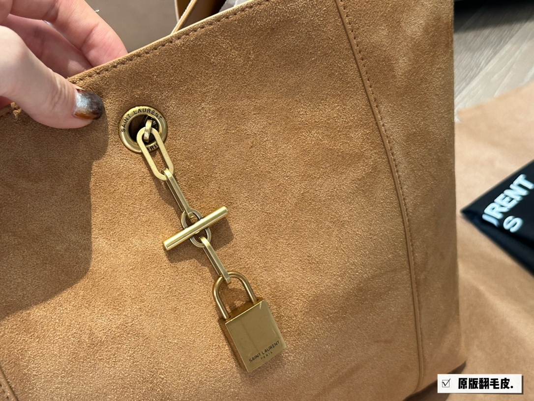 YSL Beige Vintage-Inspired Bag 159