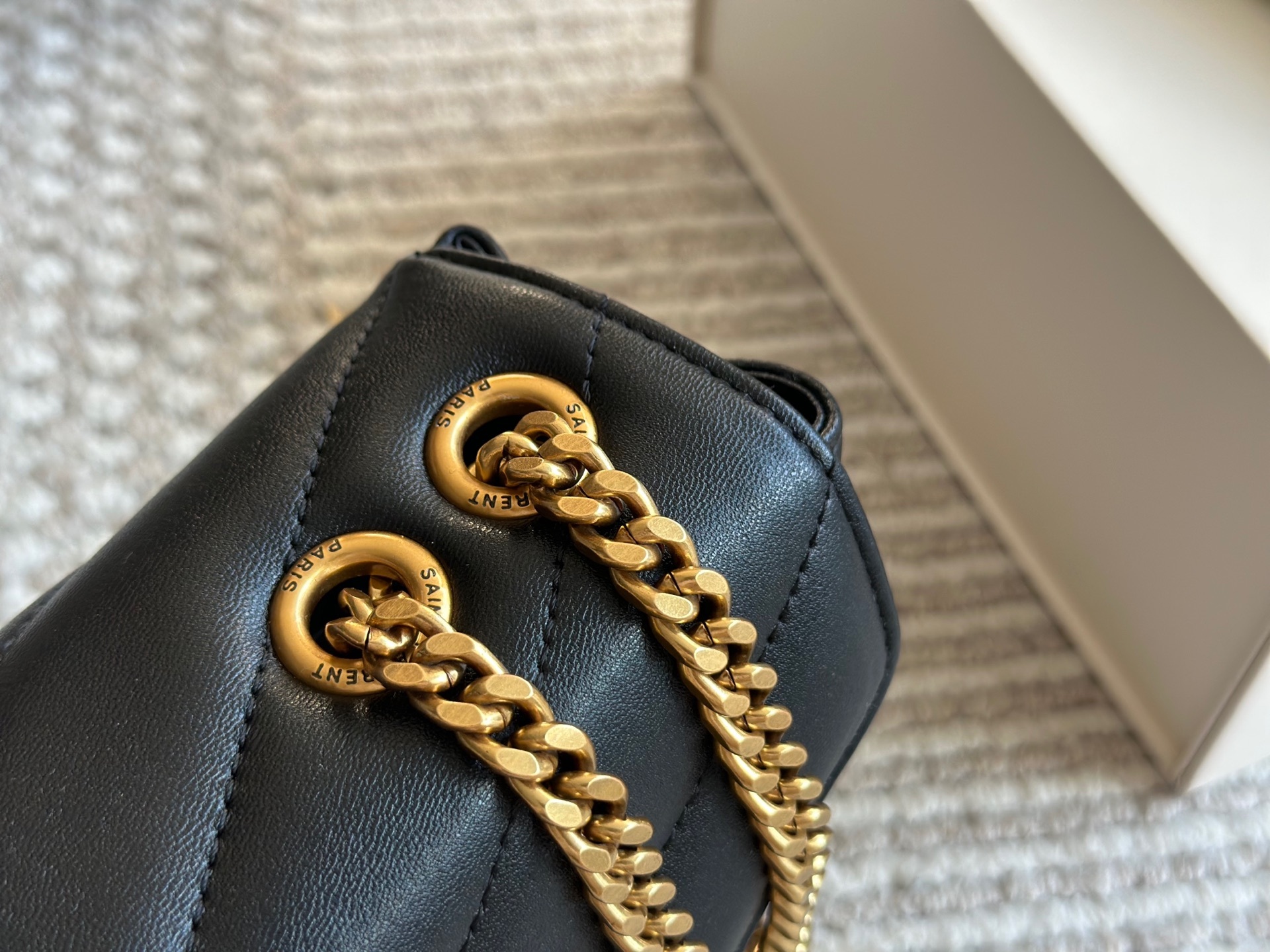 YSL Gold Vintage-Inspired Bag 147