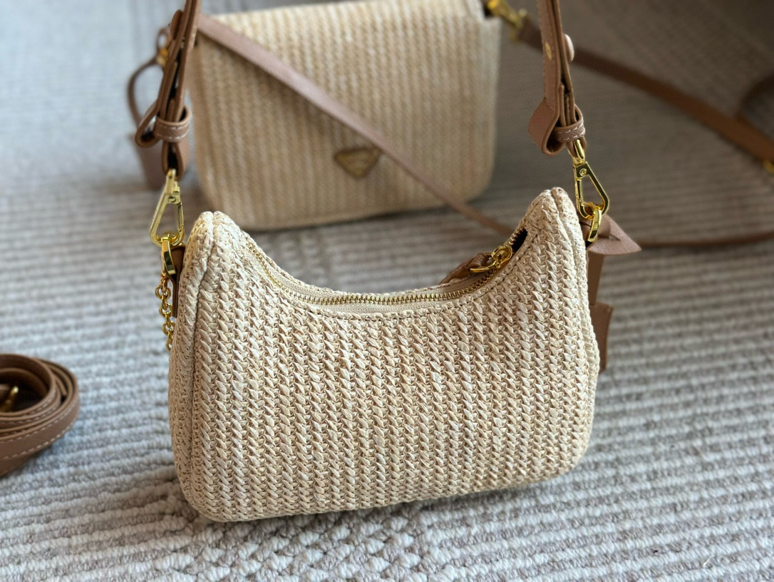 Prada Beige Vintage-Inspired Bag 025