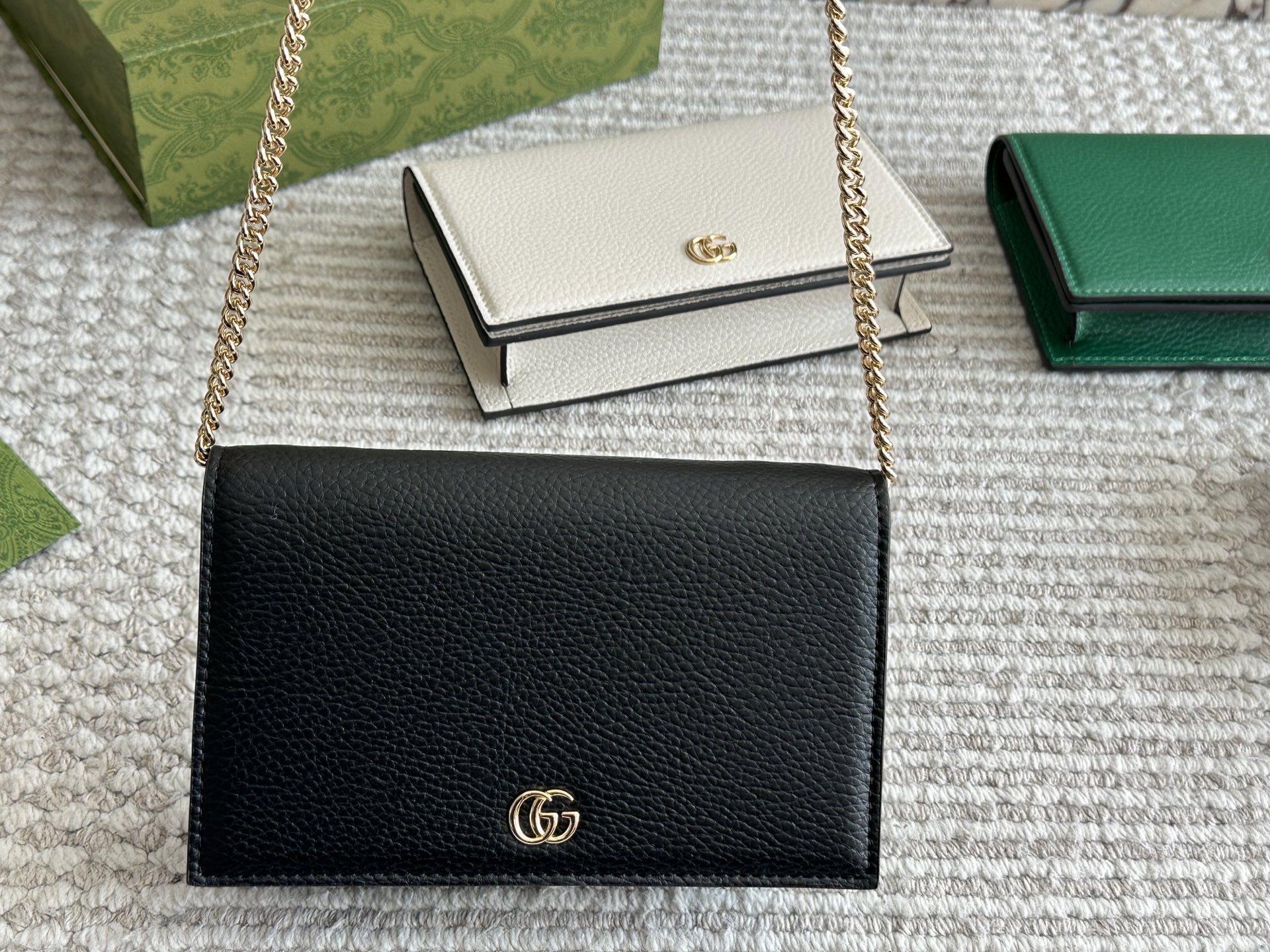 Gucci Green Quilted Bag 572