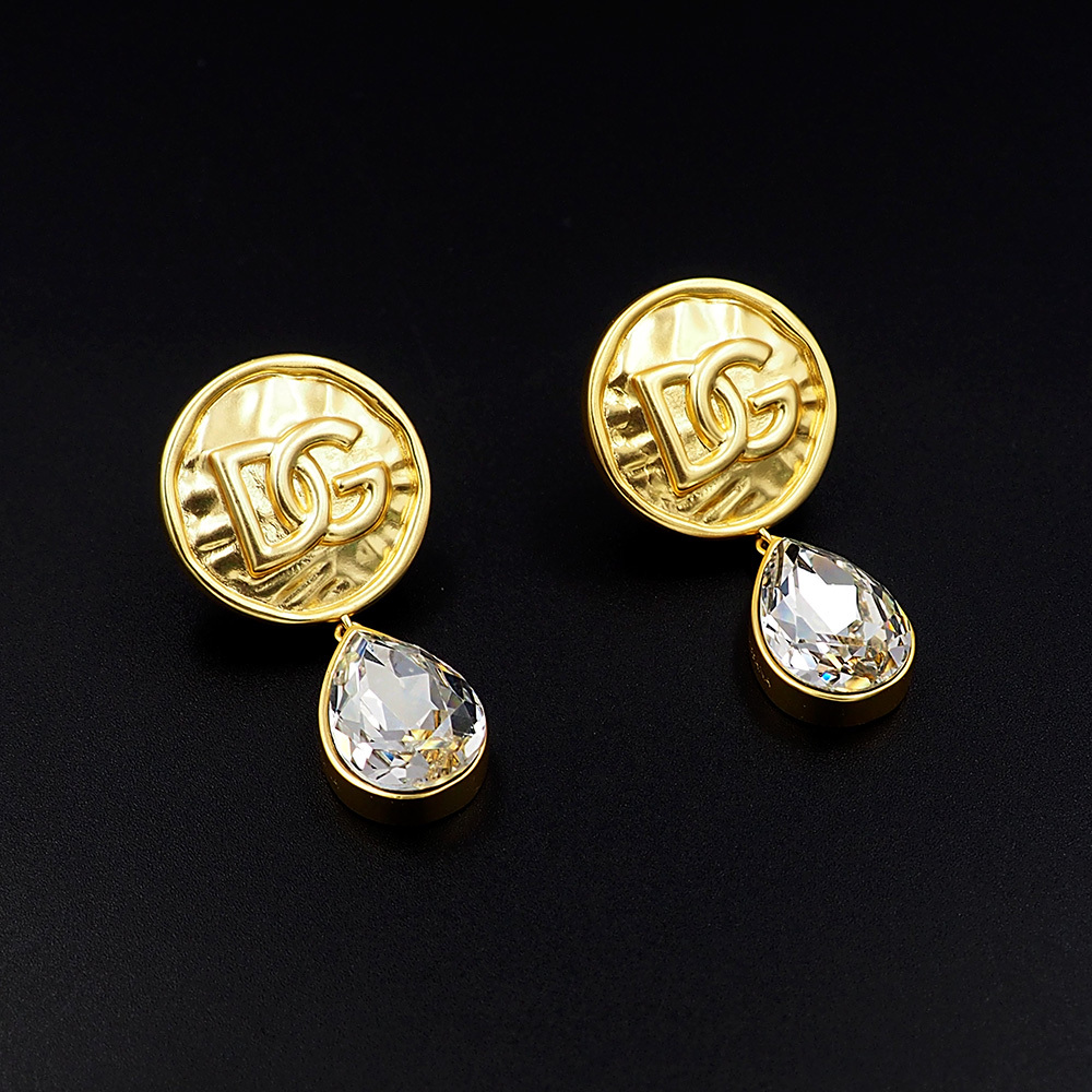 Dolce&Gabbana D&G Gold Logo-Accented Earrings 002